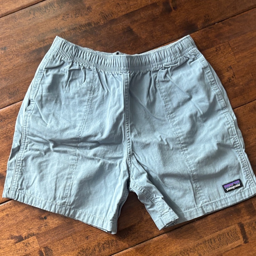 Patagonia Kids,Light Gray Athletic Shorts